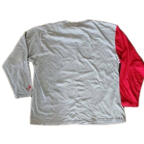 Vintage Phat Farm XXXL Long Sleeve Graphic Tee Y2K Gray Red - Picture 2 of 7